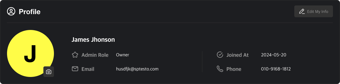 my profile