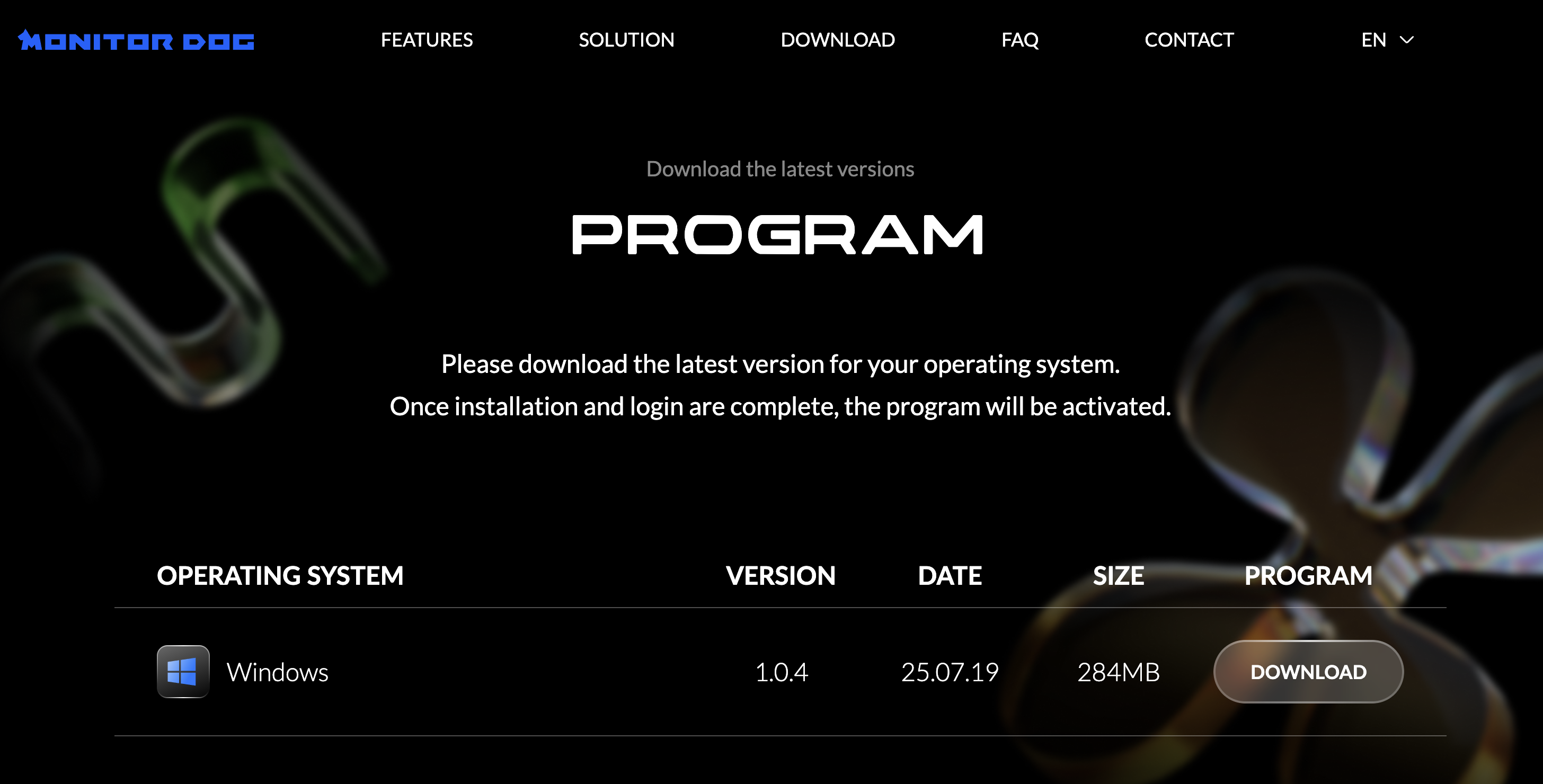 download page